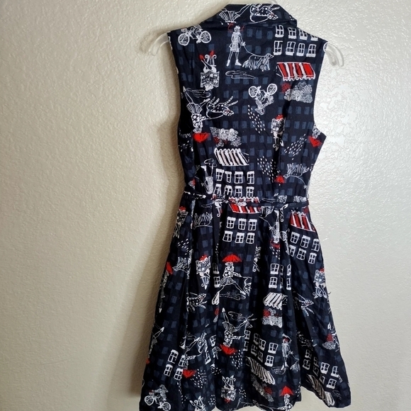 ModCloth Community Brunch Buttoned Shirt Dress Sz M - Picture 8 of 9